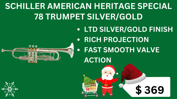 SCHILLER AMERICAN HERITAGE SPECIAL 78 TRUMPET SILVER/GOLD