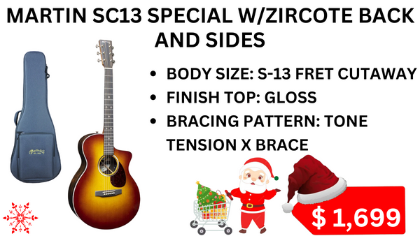 MARTIN SC13 SPECIAL W/ZIRCOTE BACK AND SIDES