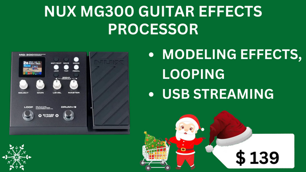 NUX MG300 GUITAR EFFECTS PROCESSOR